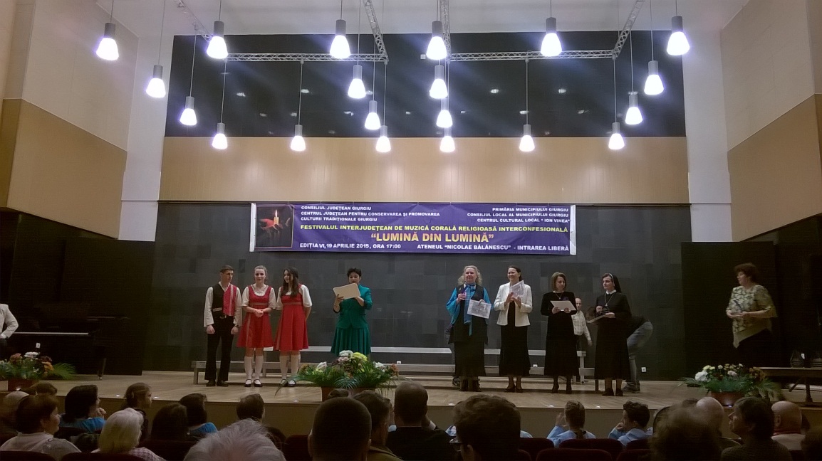 Corala Brâncovenilor - o nouă prezenţă la Festivalul de la Giurgiu